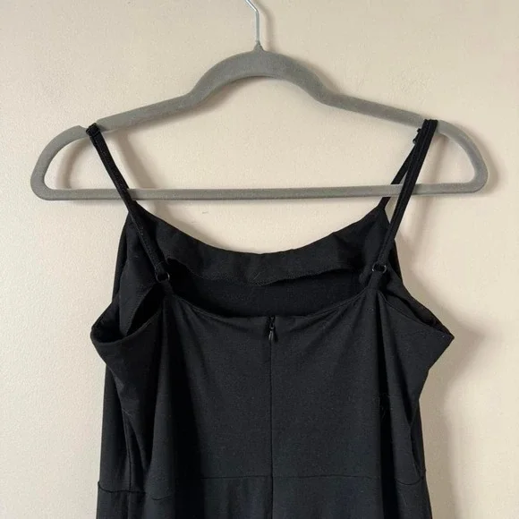 Black Knit Dress with Bubble Hem Medium - Picture 4 of 8
